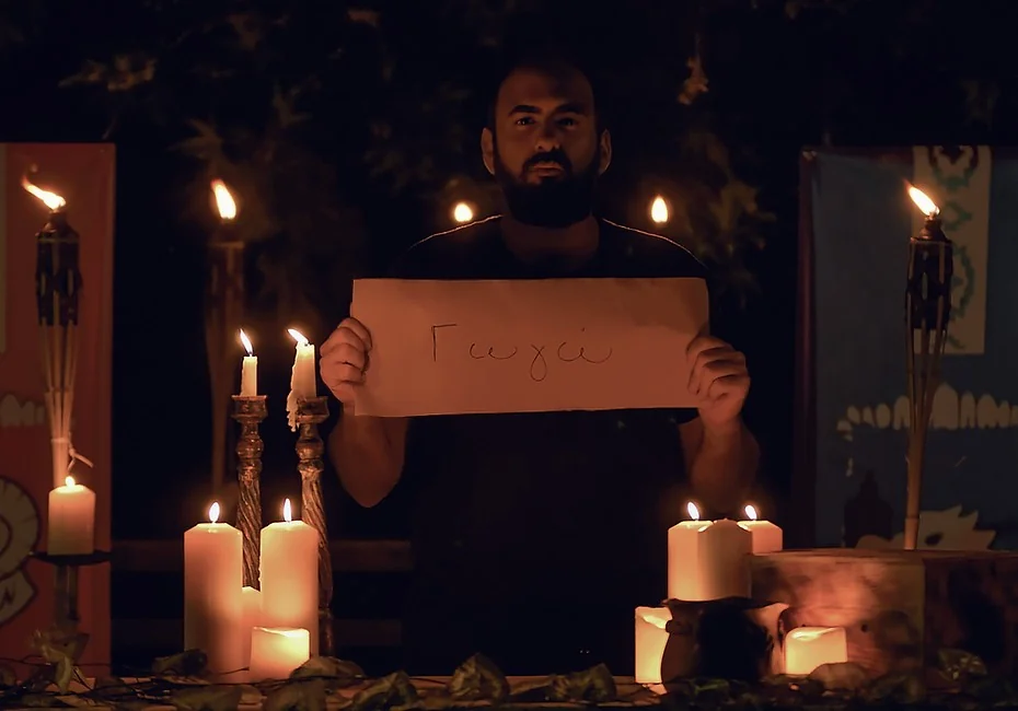 Ο Γιώργος Μπαλοθιάρης σε αρχειακή φωτογραφία της εκπομπής